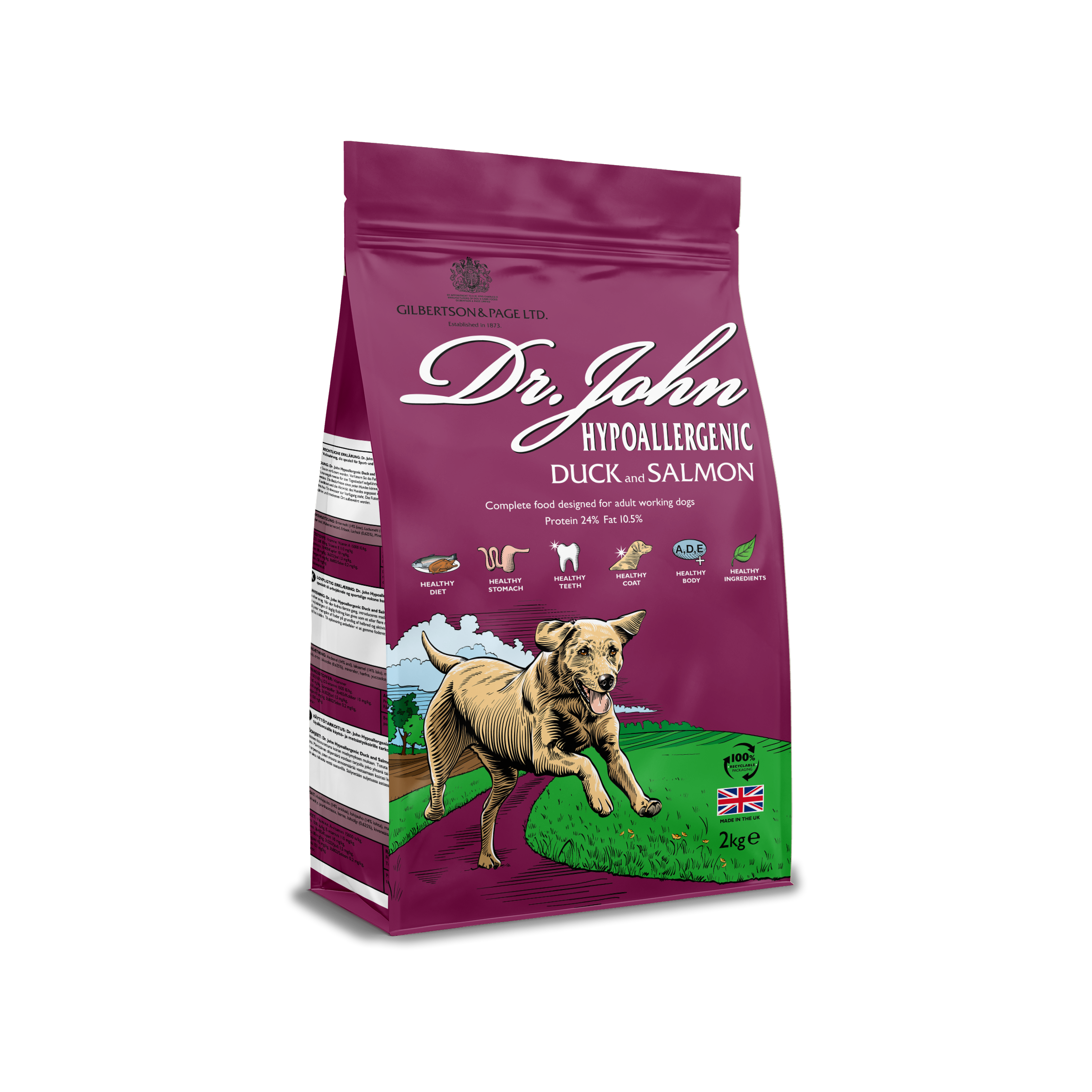 Dr John Hypoallergenic Duck & Salmon 2kg