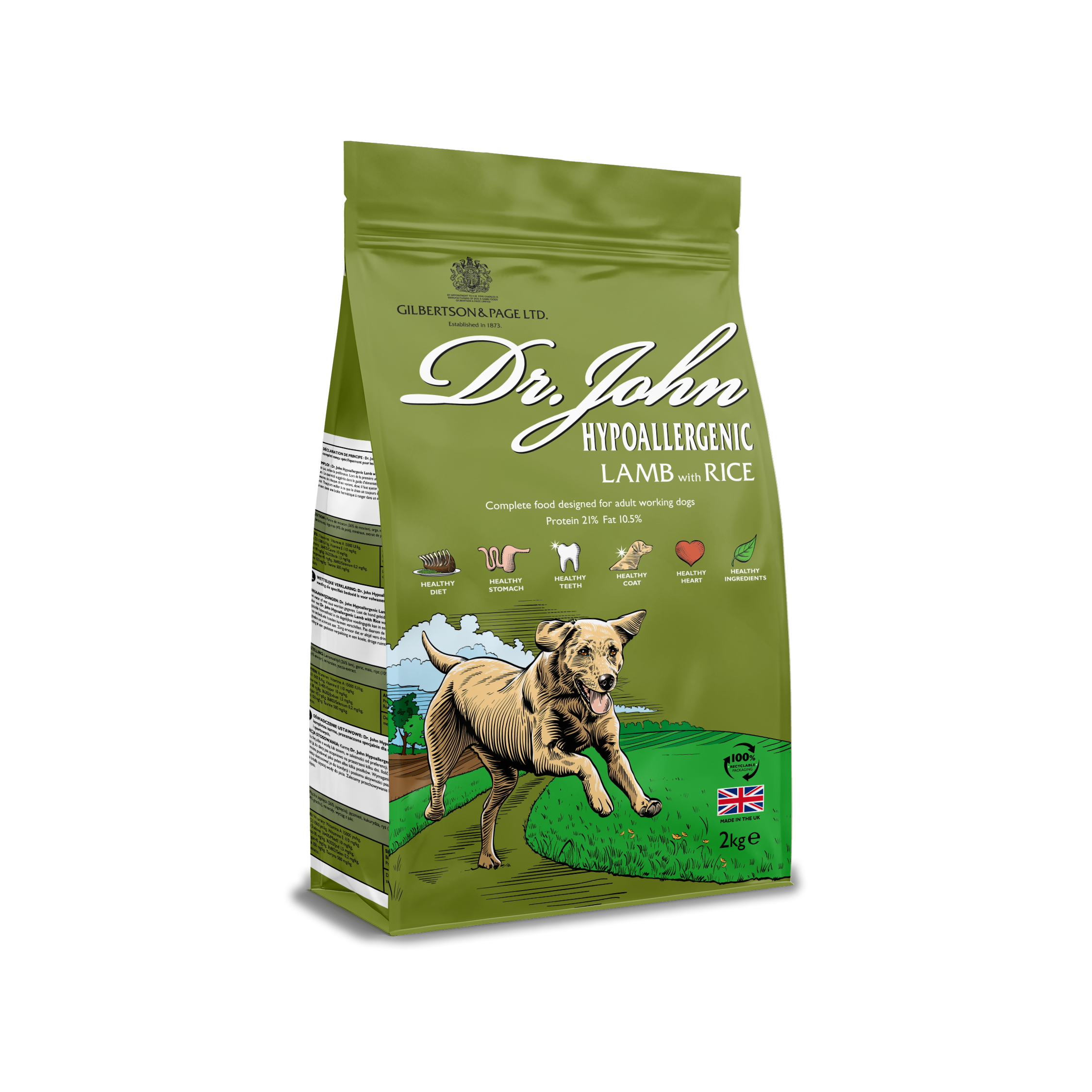 Dr John Hypoallergenic Lamb & Rice 2kg
