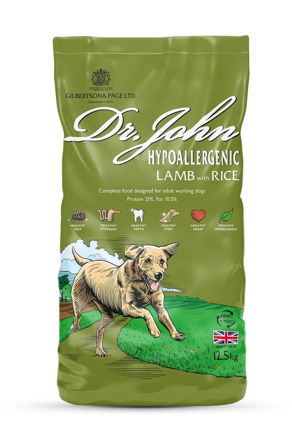 Dr John Hypoallergenic Lamb & Rice 12.5kg
