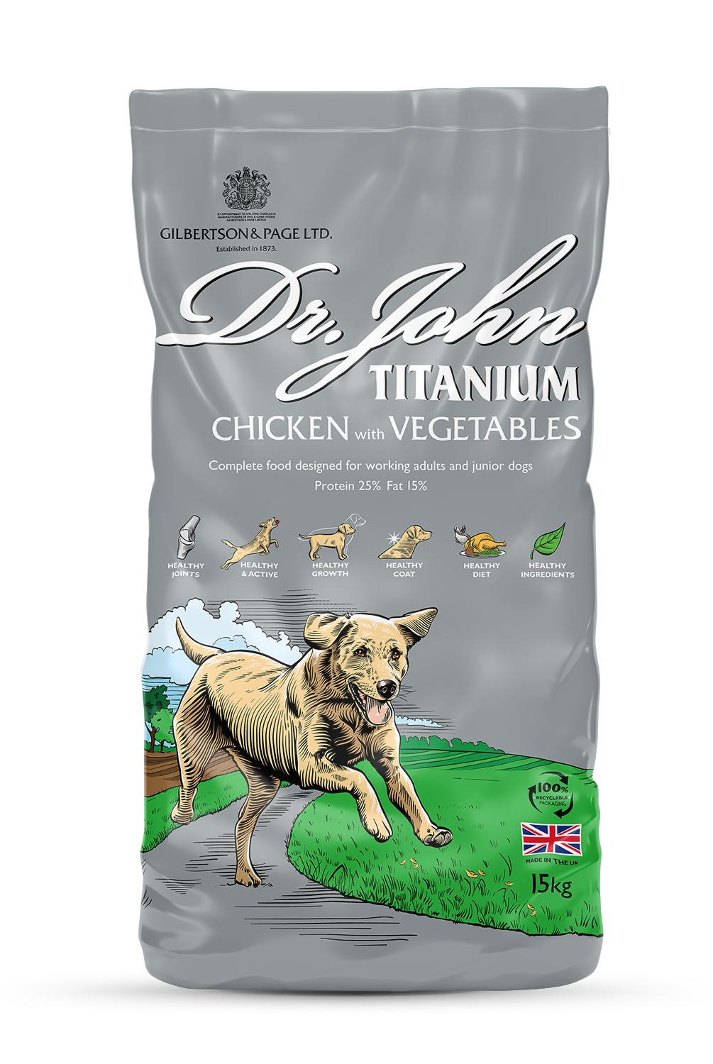 Dr John Titanium Chicken & Veg 15kg